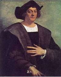 На фото Христофор Колумб