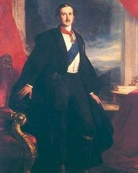 На фото Альберт, герцог Саксен-Кобург-Готский